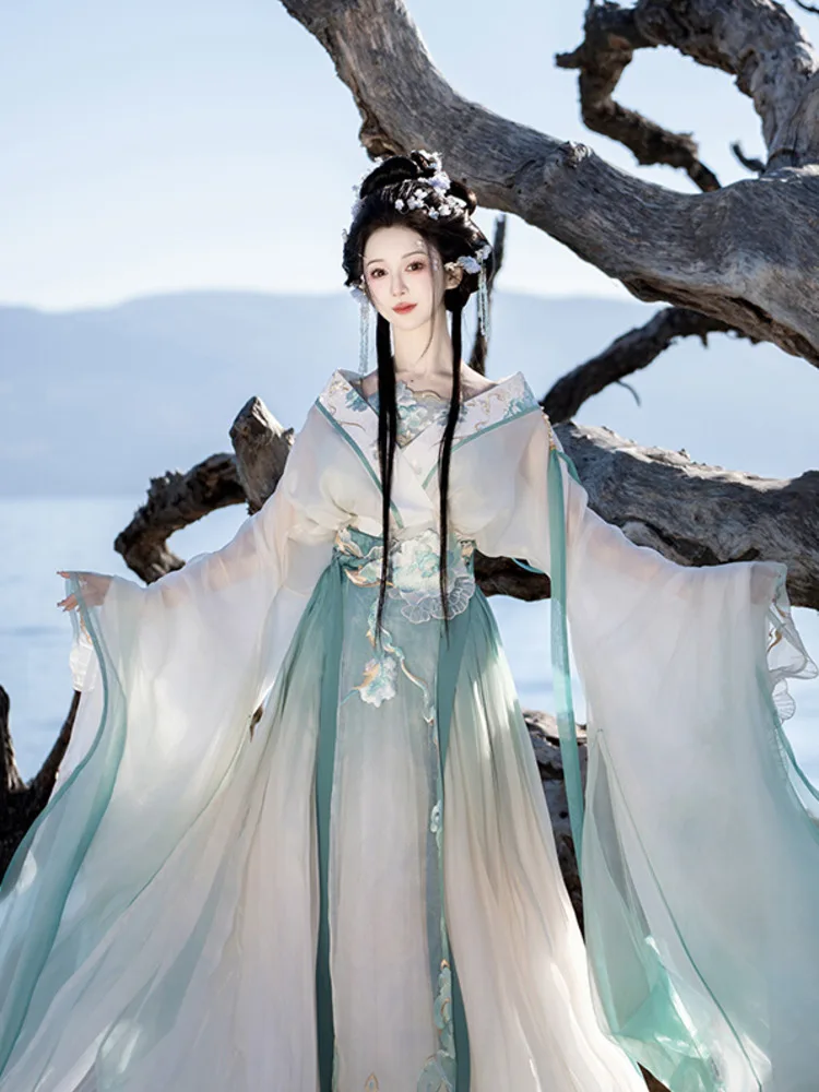 

New Fiesta Carnival Halloween Cos Cosplay Big Sleeve Robe Suspenders Pleated Skirt Hanfu
