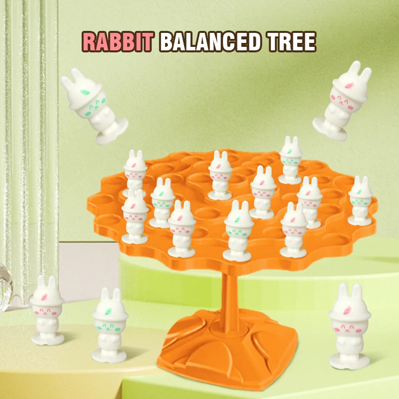 Puzzle Balansujące dla Dzieci Żaba Balansująca Drzewko Edukacyjna Zabawka Matematyczna Interakcja Rodzic-Dziecko Gra Stołowa Prezenty Świąteczne