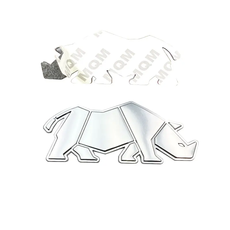 Pegatina de cola de Metal 3D para Suzuki Jimny, insignia de rinoceronte, emblema de carrocería de coche, JB43, JB23, JB64, JB74, JA11, JB31, JB33,