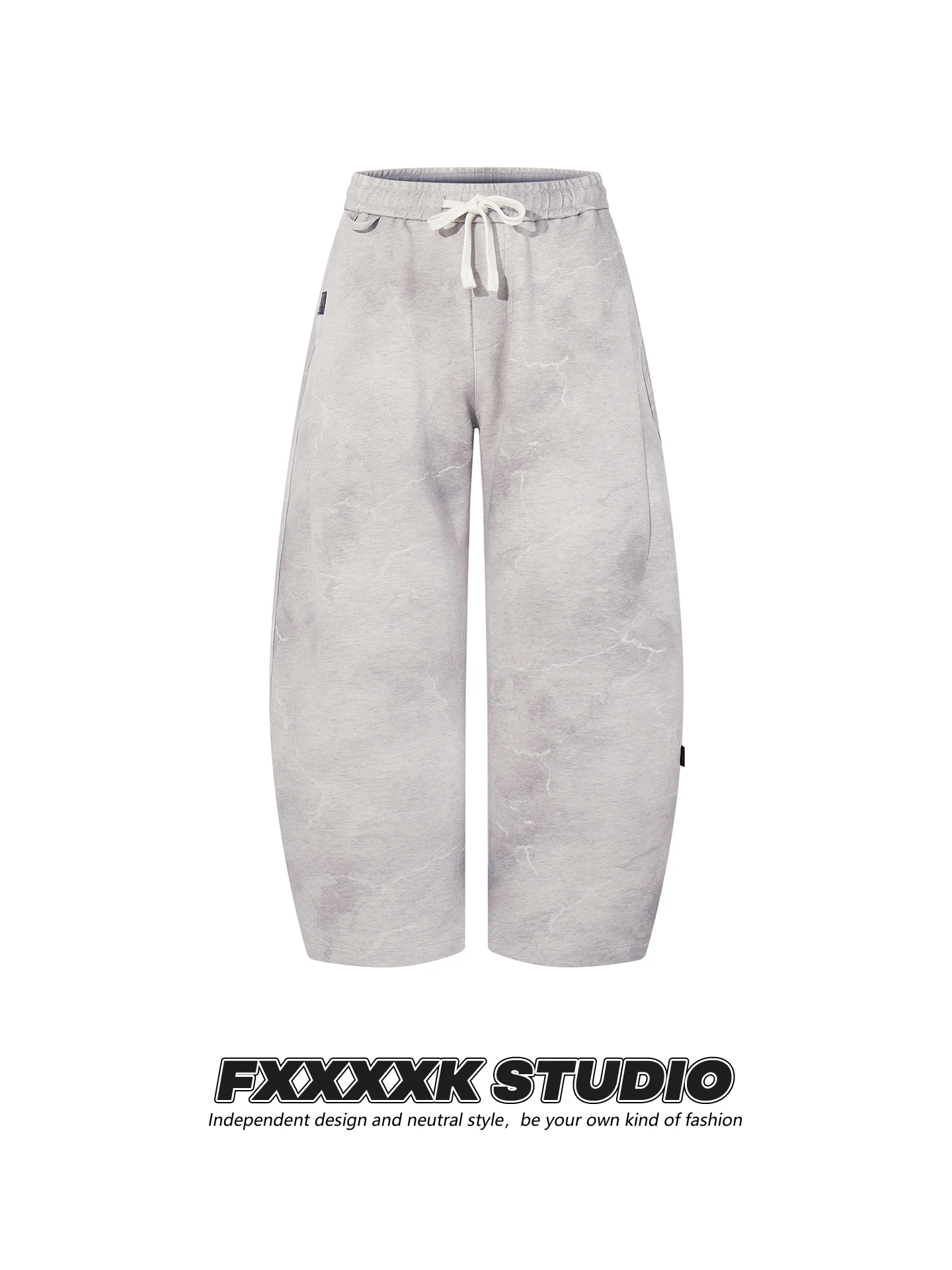 

Мужские спортивные брюки FXK Original: свободные, широкие, прямые, в стиле ретро, для отдыха