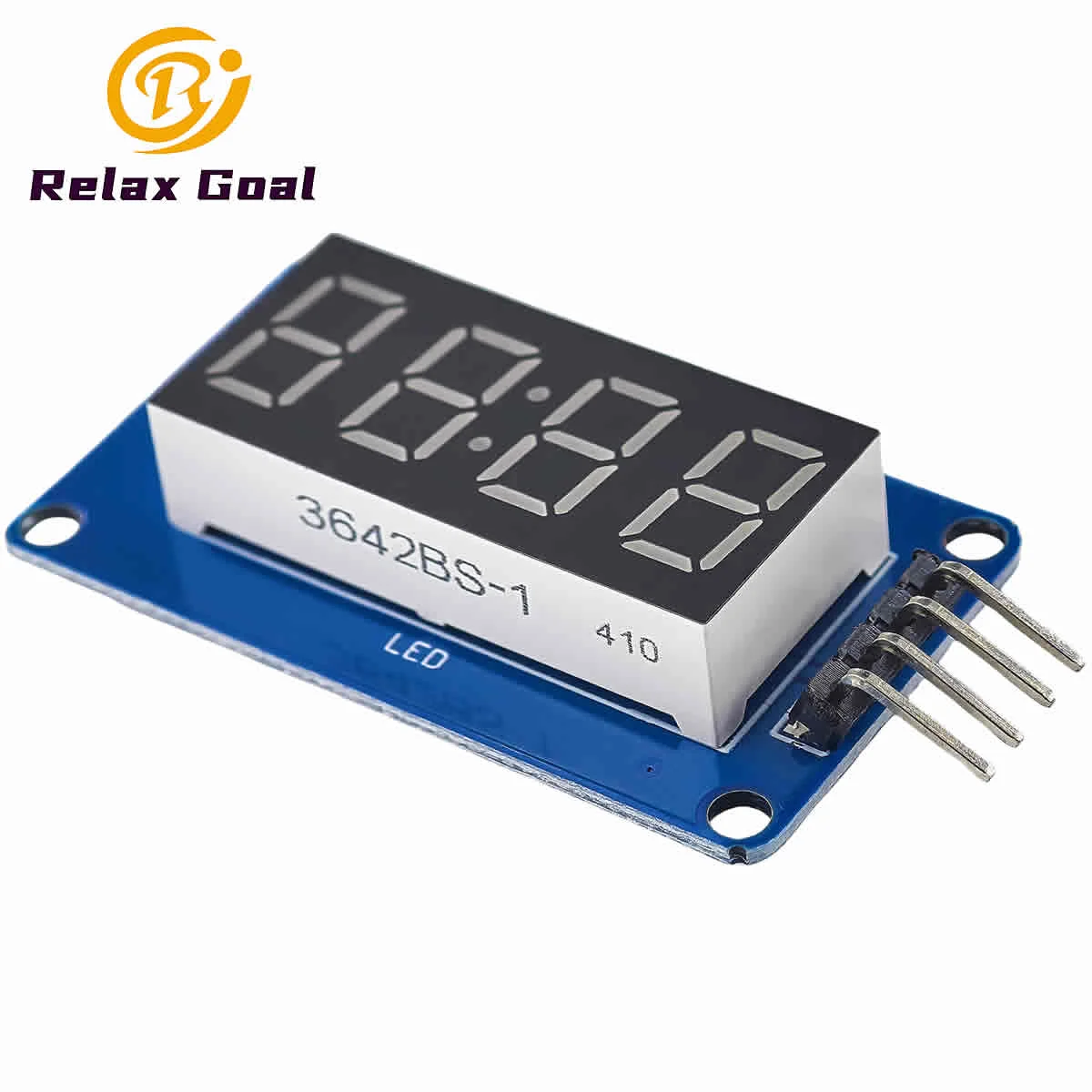 TM1637 LED Display Module for Arduino 7 Segment 4 Bits 0.36 Inch Clock LED Anode Digital Tube Four Serial Driver Board Pack