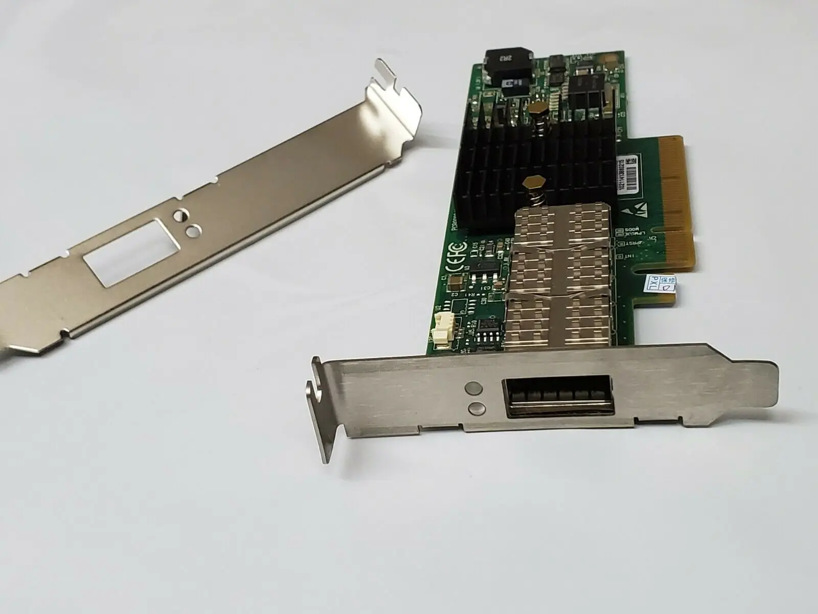 การ์ดอะแดปเตอร์เครือข่าย40GBS mellonox MHQH19B-XTR PCI-E พอร์ตเดียว