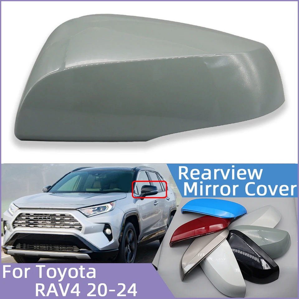 

Auto Parts Rearview Mirror Cover Cap For Toyota Rav4 2020 2021 Outer Side Mirror Housing Shell Lid Hood Bronze Grey Blue Red