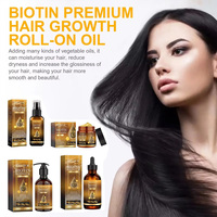 EELHOE Biotin Hair Spray For Man Women 30ml Repair Damage Restore Oil Scalp Repair Serum Spray Thicken Hair Health Care New