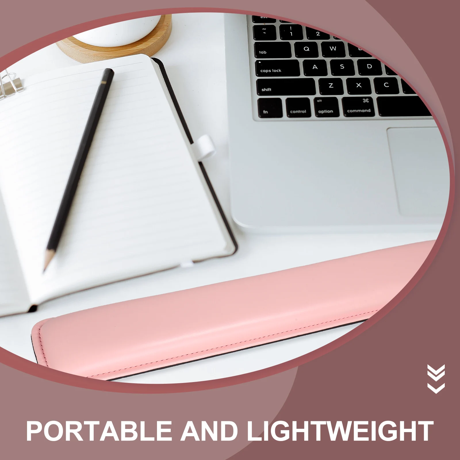 

Supple Keyboard Wrist Rest Lightweight and Reusable for Easy Carrying and Comfortable Typing Experience Keyboard Hand Rest