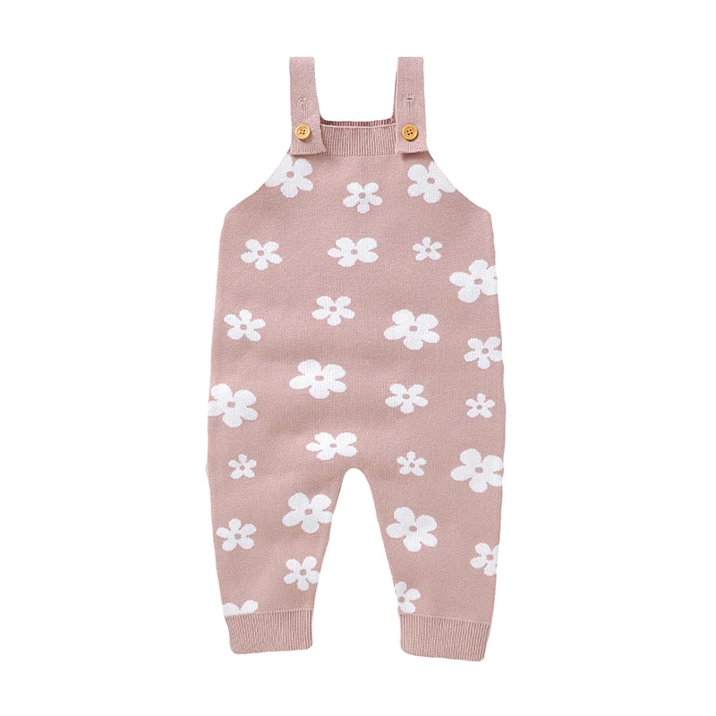 Fresh Floral Print Baby Girls Sweet Rompers 0-18 Months Spring & Autumn Newborn Bodysuit Sleeveless Infant Jumpsuit Sleepsuit