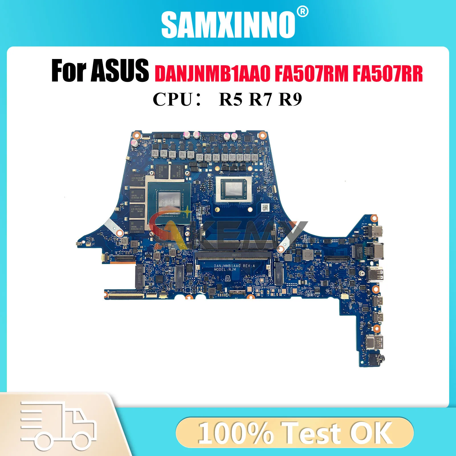

DANJNMB1AA0 Материнская плата для ноутбука ASUS TUF Gaming FA507RR FA507RM FA507R Материнская плата для ноутбука с процессором R5 R7 R9 100% tests OK stk