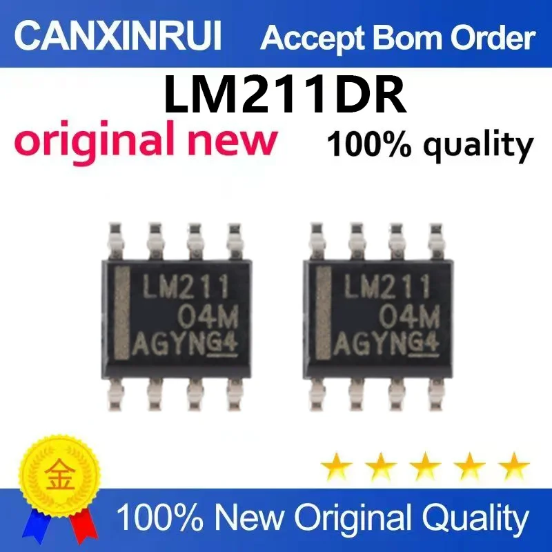 （5pcs-100pcs）Original genuine LM211DR SOP-8 high flexibility voltage comparator chip