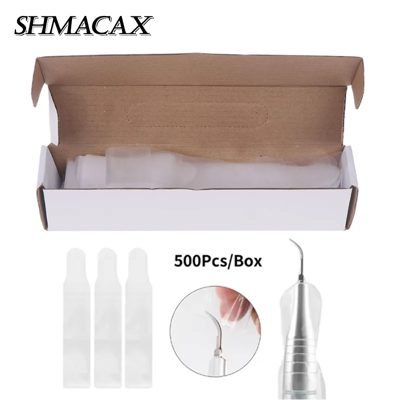 

500Pcs/box Dental Handle Protective Cover Disposable Ultrasonic Scaler Sleeves Film Dustproof Anti-pollution Dentist Materials