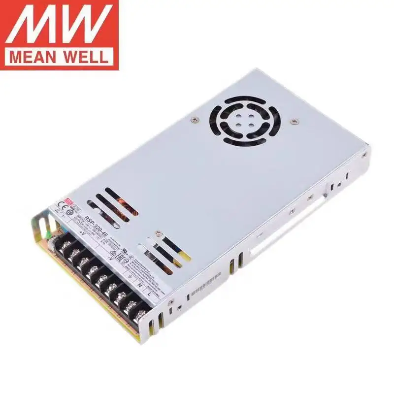 

Mean WELL RSP-320-48 48V 6.7A 320W Single Output with PFC Function Switching Power Supply Brand New Original Authentic AC-DC