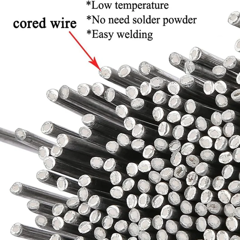 Aluminum Welding Rods,Flux Core Welding Wire,Metal Universal Welding Wire 1.6Mma,Low Temperature Universal Welding Rod Durable