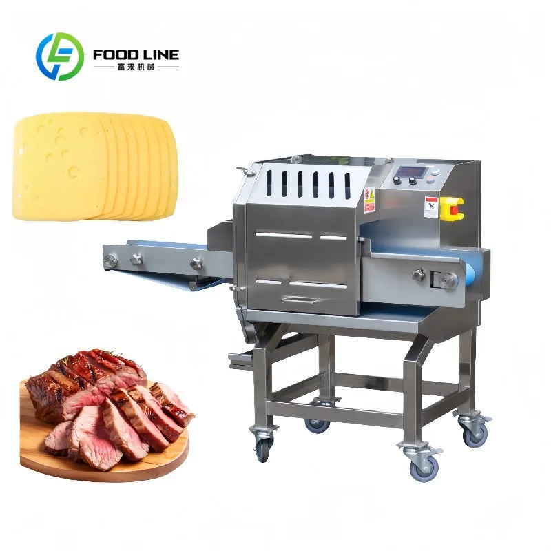 Customized Commercial Meat Slicer Automatic Multi functional Bacon Cooked Beef Slicer Food Processing Plant Essential Hot Sale