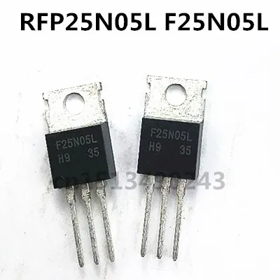 기존 New 5pcs/ RFP25N05L F25N05L TO-220 50V 25A