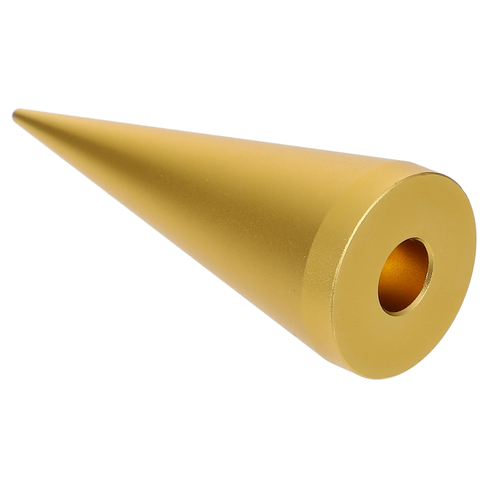 

Golden Finger Ring Display Cone Holder Jewelry Stand Design Durable Metal Material Wedding Storage Home Office