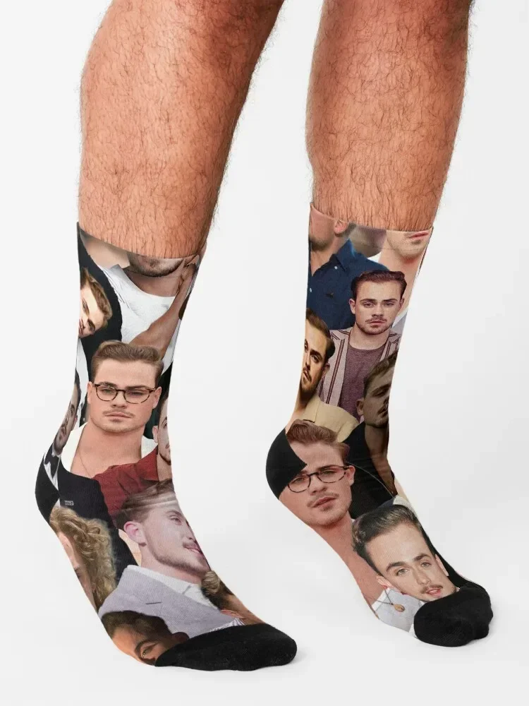 Dacre Montgomery Photo Collage Socks Heating sock sports stockings Socks Ladies Men\'s