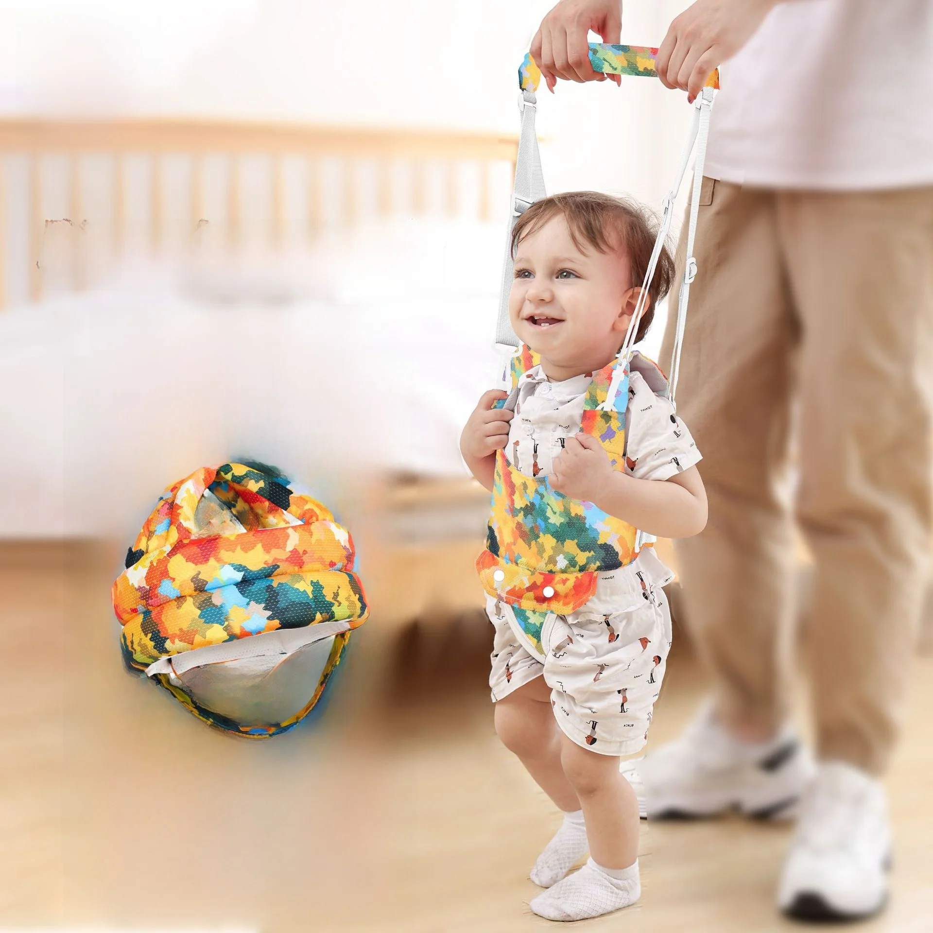 children's-walking-aid-set-breathable-anti-fall-hat-lea-pre-harn-se-protection-for-baby-learning-to-walk