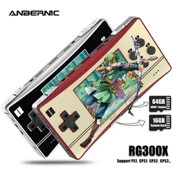 ANBERNIC RG300X Retro Portable Game Console Min Video Game Player For  Games Support HD Out Built In 5000 Games Kids Gift