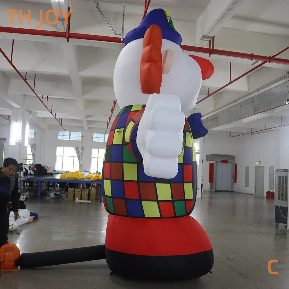 迅速な航空便配送 4m インフレータブルピエロ漫画 広告用 インフレータブルピエロマスコット イベント用
