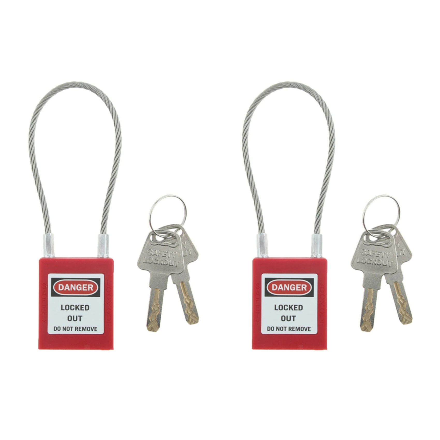 AFOURT-2X Ingenieur-Sicherheits-Vorhängeschloss mit langem Seil für Lockout-Tagout-Isolierung – Detail 3
