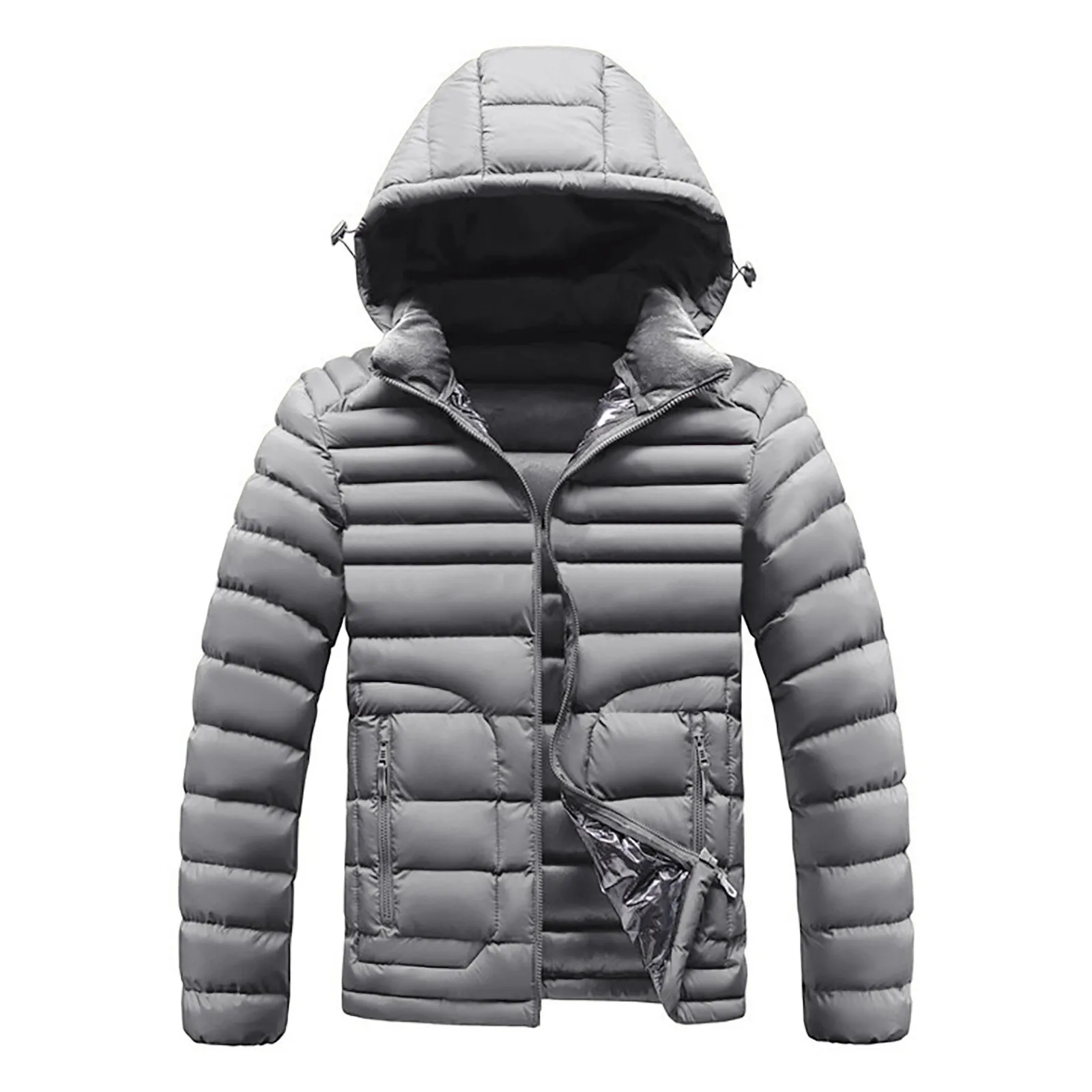 2024 inverno uomo colletto in piedi caldo Street Fashion Casual Versatile alla moda cerniera sport all'aria aperta Parker cappotto in cotone