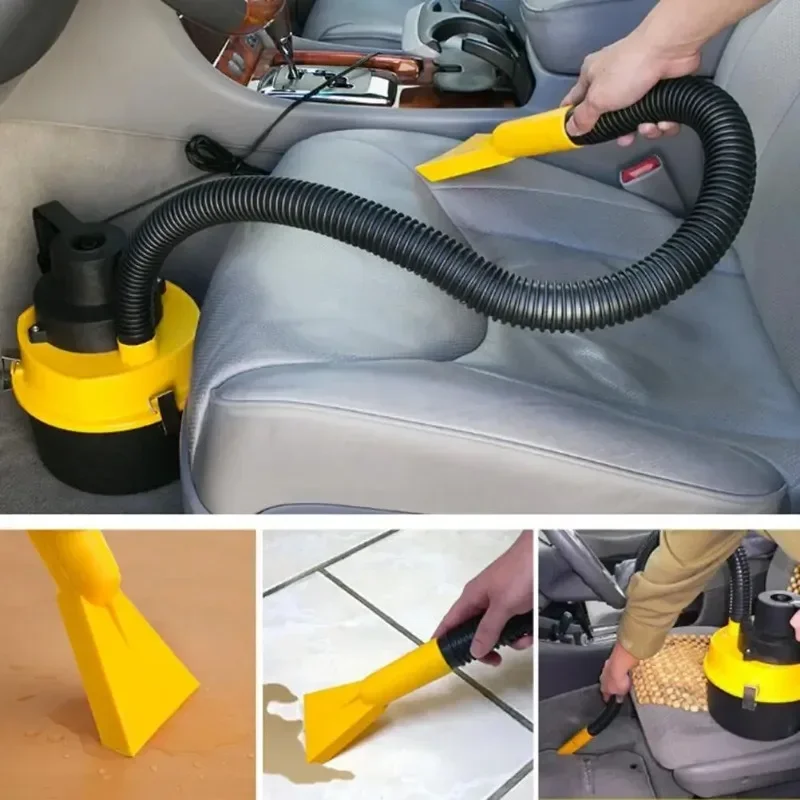 12V 100W High Power Car Vacuum Cleaner Dual Use of Dry and Wet  Hand cleaner Corded Cleaner Household Cleaning Car Accessories