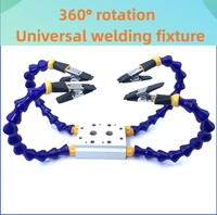 Helping Hands Soldering Tool with Flexible Arms & PCB Clamp - Adjustable Workbench Vise for Soldering Iron, TS100, TS101, PINE64
