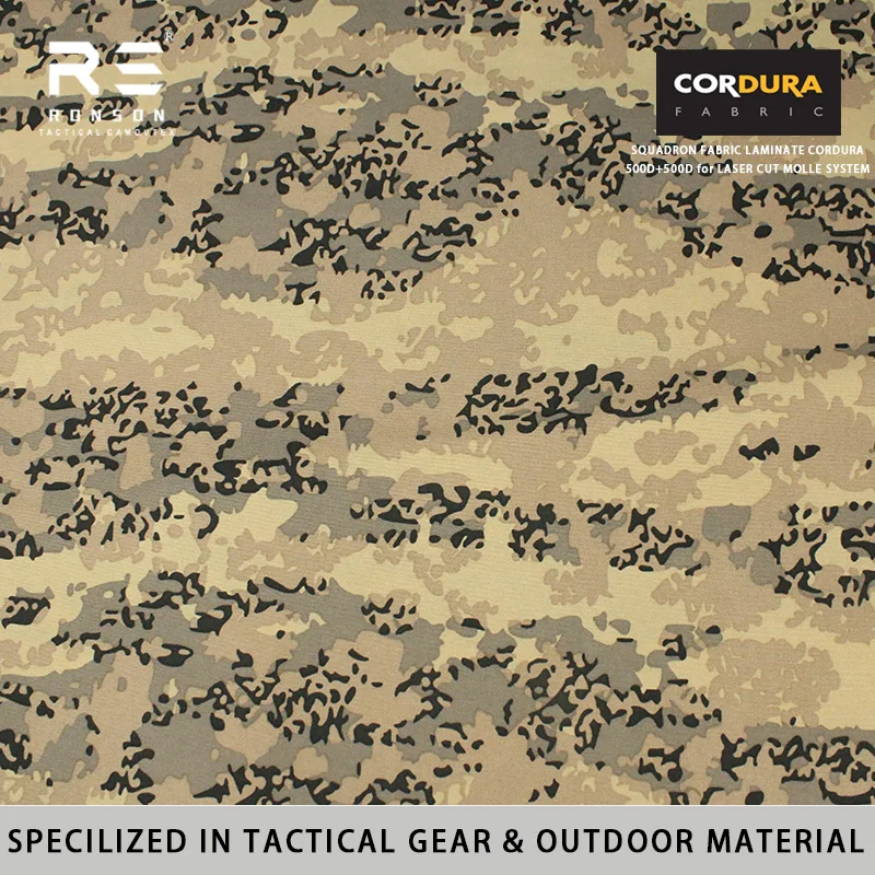 

Austrian Tarnanzug Arid Camouflage 500D Both Sides Laminated Nylon Cordura Squadron Fabric Tactical Vest Laser Cut Molle System