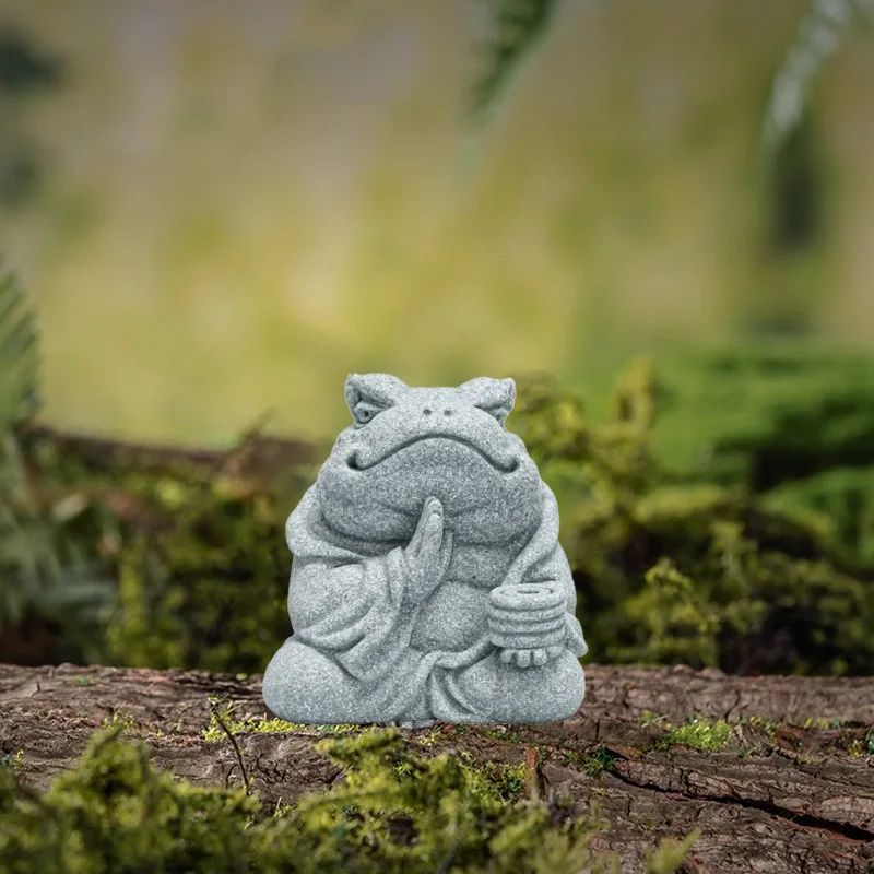 

Creative Tea Pets Room Tea Plate Decoration Attracting Wealth Golden Toad Animal Thread Fragrance Teaware Ornaments Decor