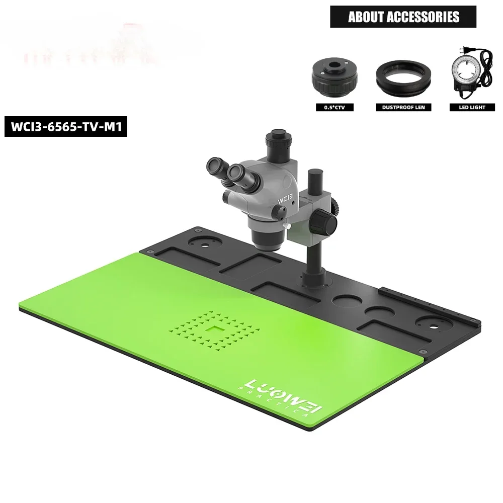 For WC13 6.5-65X 7-50X Binocular Trinocular Universal Support Mobile Microscope  FOR Phone Motherboard Soldering Repair Tools