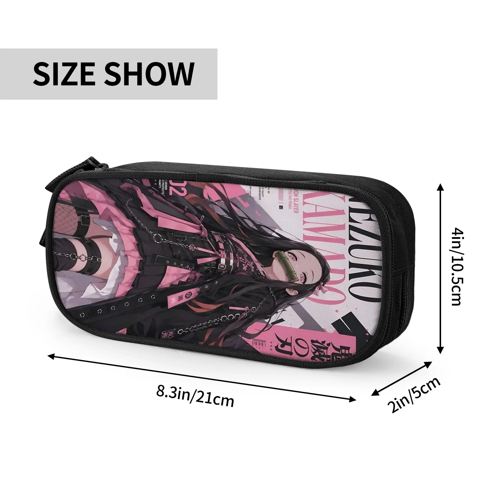 Custom Demon Slayer Large Capacity Bags for Child  Handheld Study Bag for Boys Gilrs Kids