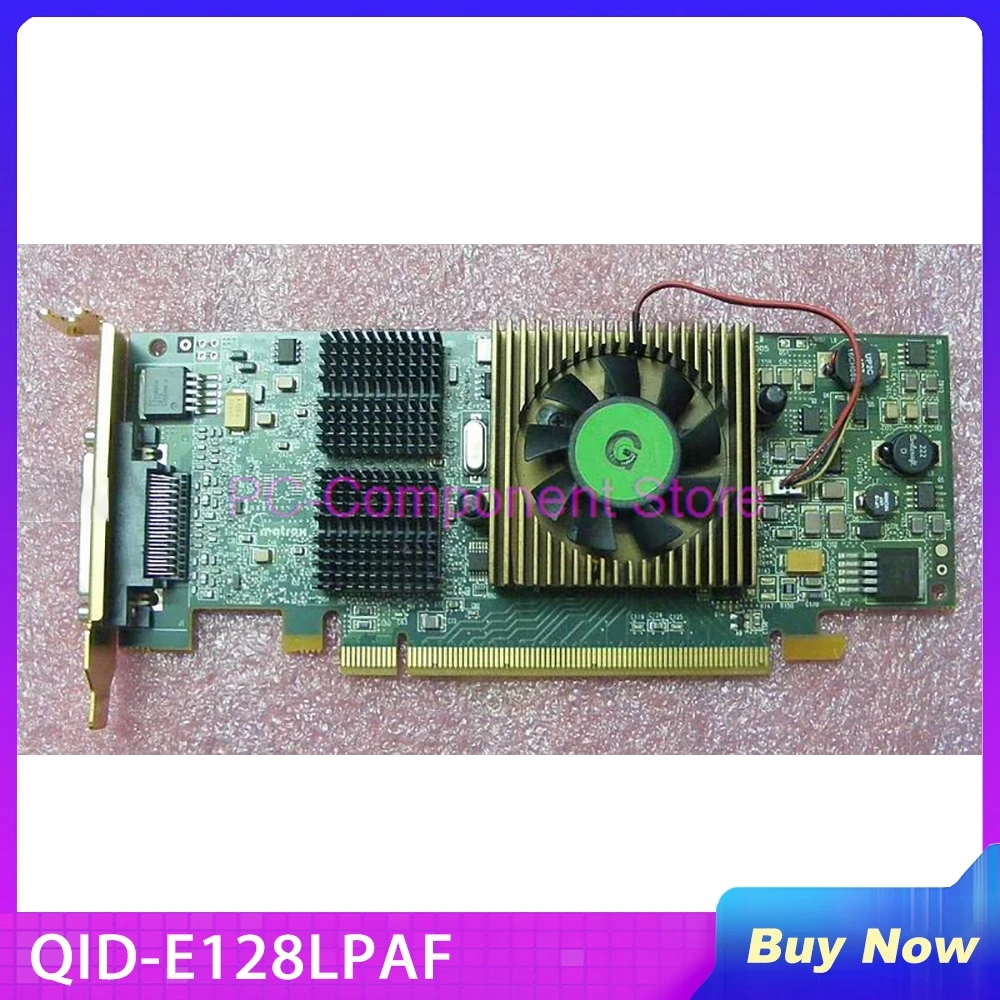 PCI-E Professional Four-screen Graphics Card For MATROX QID-E128LPAF