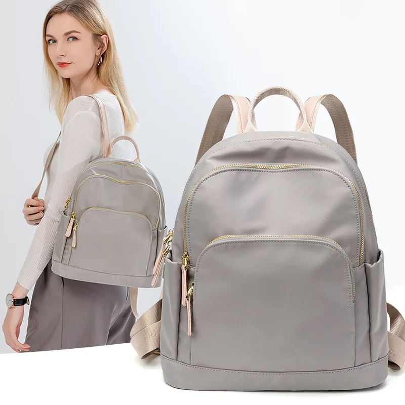 2024 new backpack women Oxford cloth small backpack large capacity leisure trend travel bag schoolbag