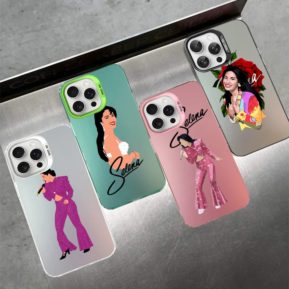 Selena Quintanilla Top Latin Artist 90s Phone Case For IPhone 16 15 14 13 12 11 Pro Max X XR XSMAX 8 Matte Shockproof Back Cover