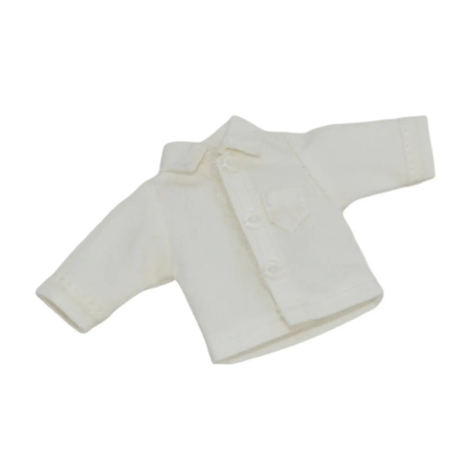 Miniature Figure Shirt 1 12 Scale Long Sleeves Clothes Accessory Outfit for Male Action Figures Model Play