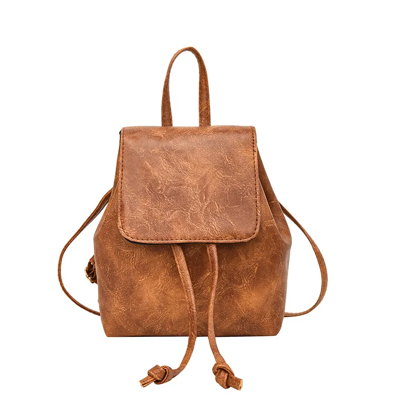 Mochila para Mujer, moda Retro marrón, bolsos De hombro para Mujer, lindas Mochilas para volver a la escuela, bolsos De diseñador, Mochilas De Hombre