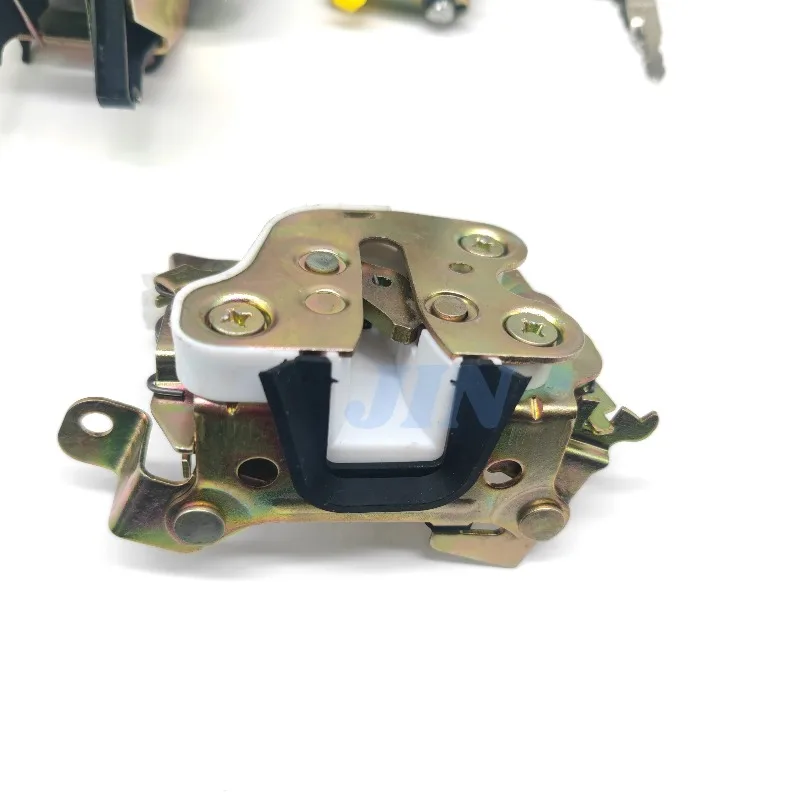 Excavator Cab Door Lock Assembly, Compatible with Hitachi EX120 EX200 EX220-5, Inner & Outer Handle Lock Core Kit