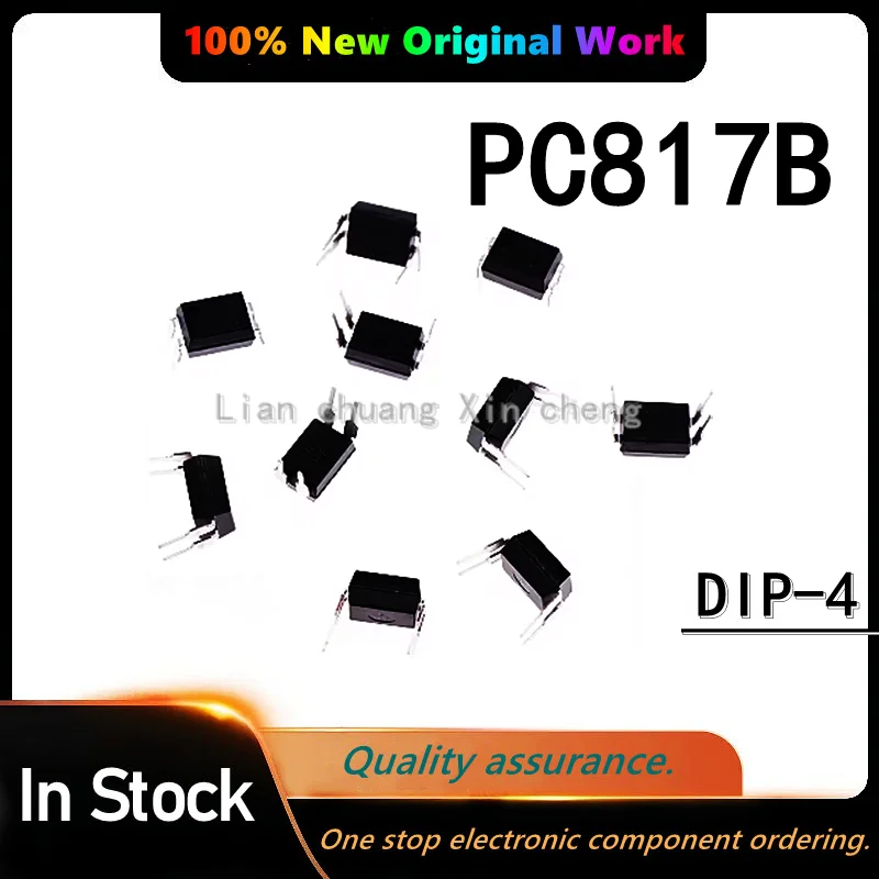 100Piece 100% Original PC817B 817B DIP4 optocoupler 817 DIP-4 SOP New IC  In Stock