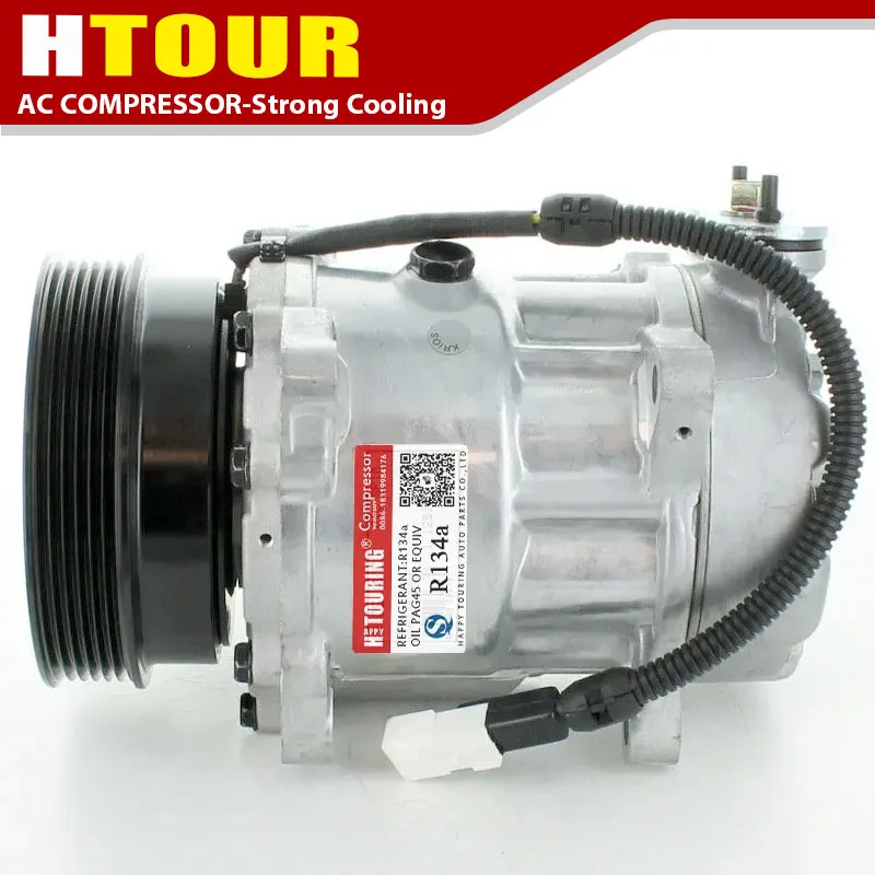 SD7V16  AC Compressor 6453AX 6453GP 6453Z4 71723461 71723460 71789351 9630014080 For PEUGEOT 406 605 607 Citroen C5 XANTIA XM