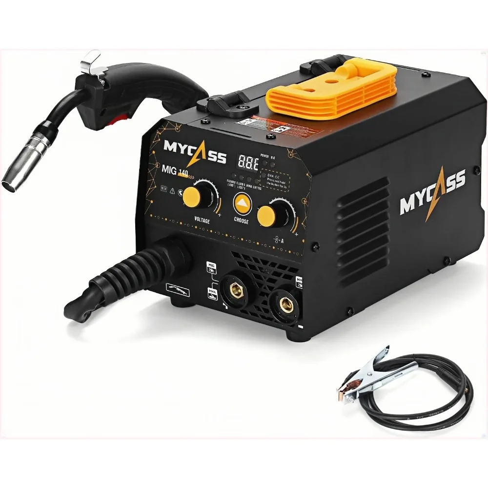 

Welding Machine，Welder with 2-in-1 Flux Core/Wand 130 Amp 110 Volt Airless MIG Welder with Inverter Welder Portable Wire Welder