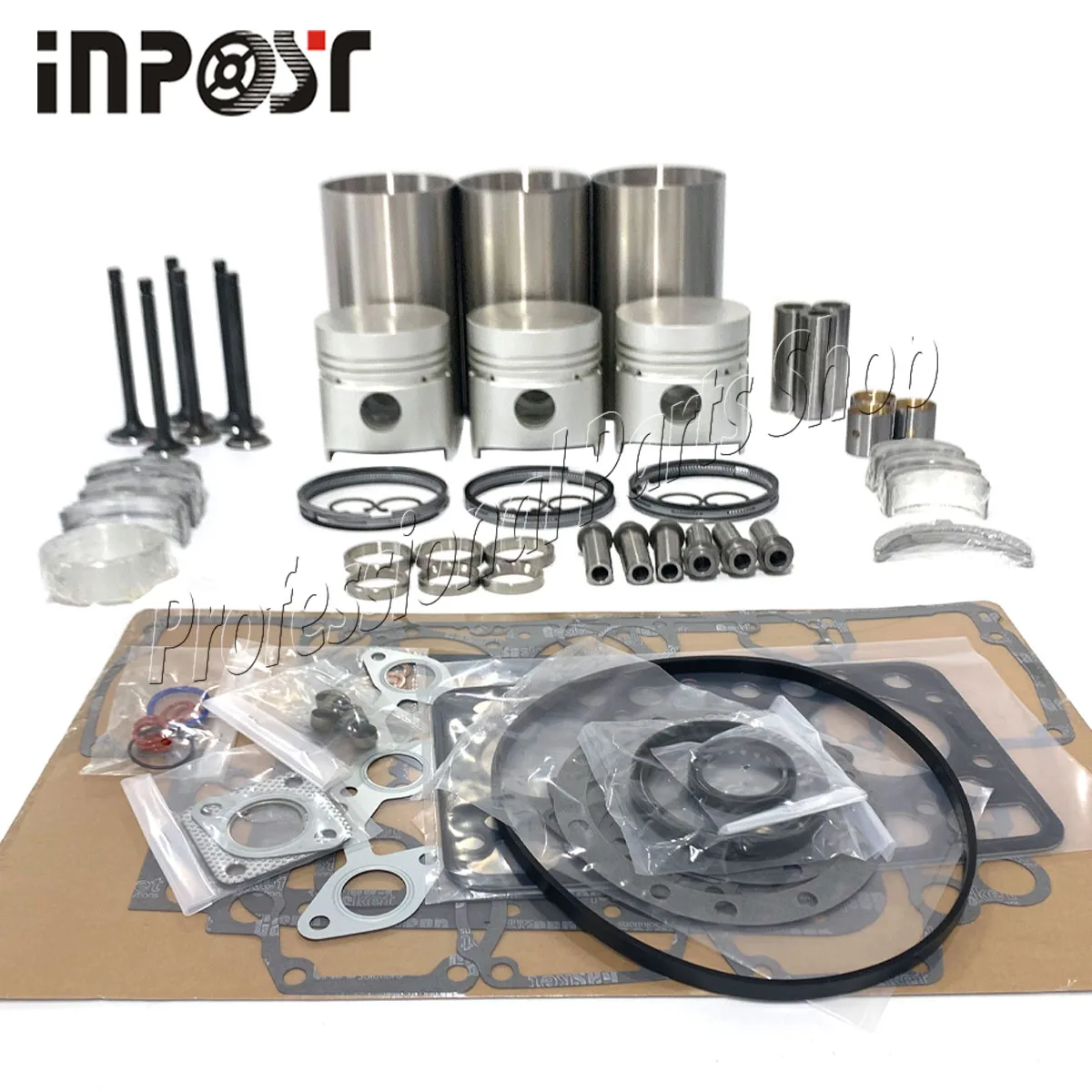 

D1101 Overhaul Rebuild Kit For Kubota DH1101 Engine L245 L245DT L245C Tractor Piston