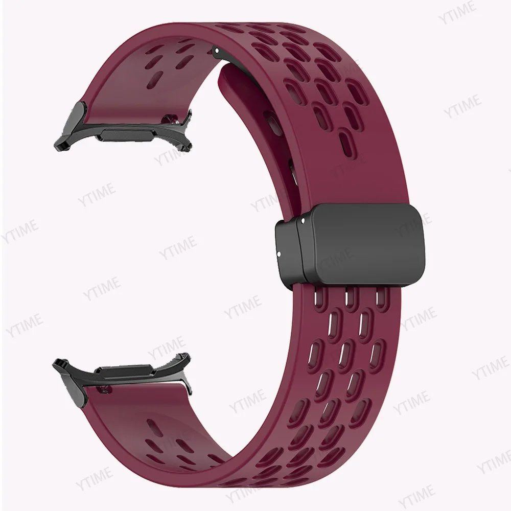 Ремешок силиконовый для Samsung Galaxy Watch Ultra 47 мм, браслет с магнитной застежкой для Galaxy Ultra 47 мм