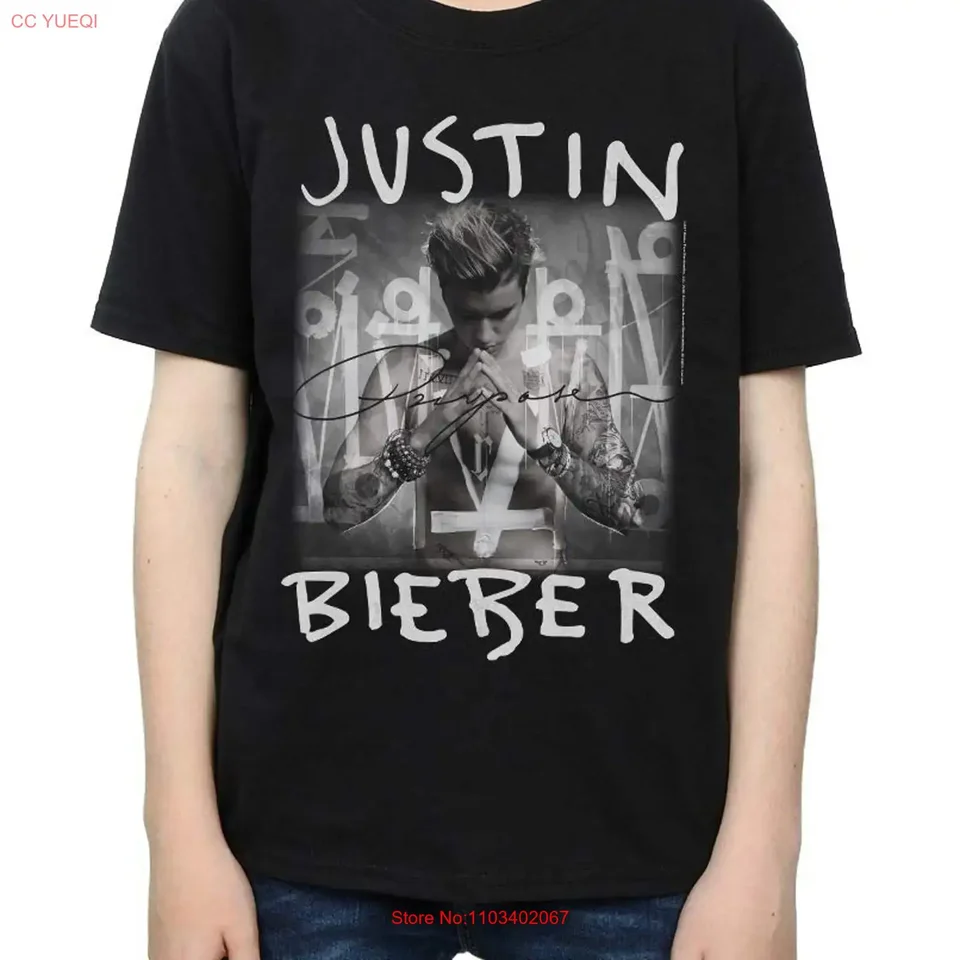 Justin Bieber Purpose World Tour Concert 2016 T shirt Black Medium