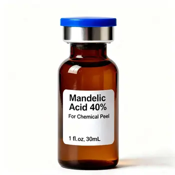 Kyselina mandlová 40% Peeling na obličej 18% 30% 10% - Chemická exfoliace Profesionální kosmetická kvalita 30ml Jemný exfoliační roztok s AHA 10 nejlepší prodej chemický peeling - №3