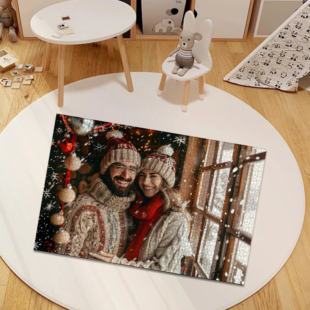 35/300/500/1000pcs Personalized Custom Photo Puzzle Couple For Kids Decoration Collectiable Funny Adult Leisure Toys Personalize