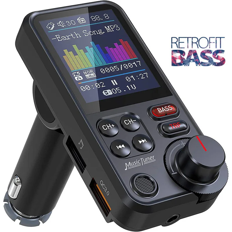 Dab digitale radio-adapter voor bluetooth-handsfree, 6,1 cm (2,4 inch