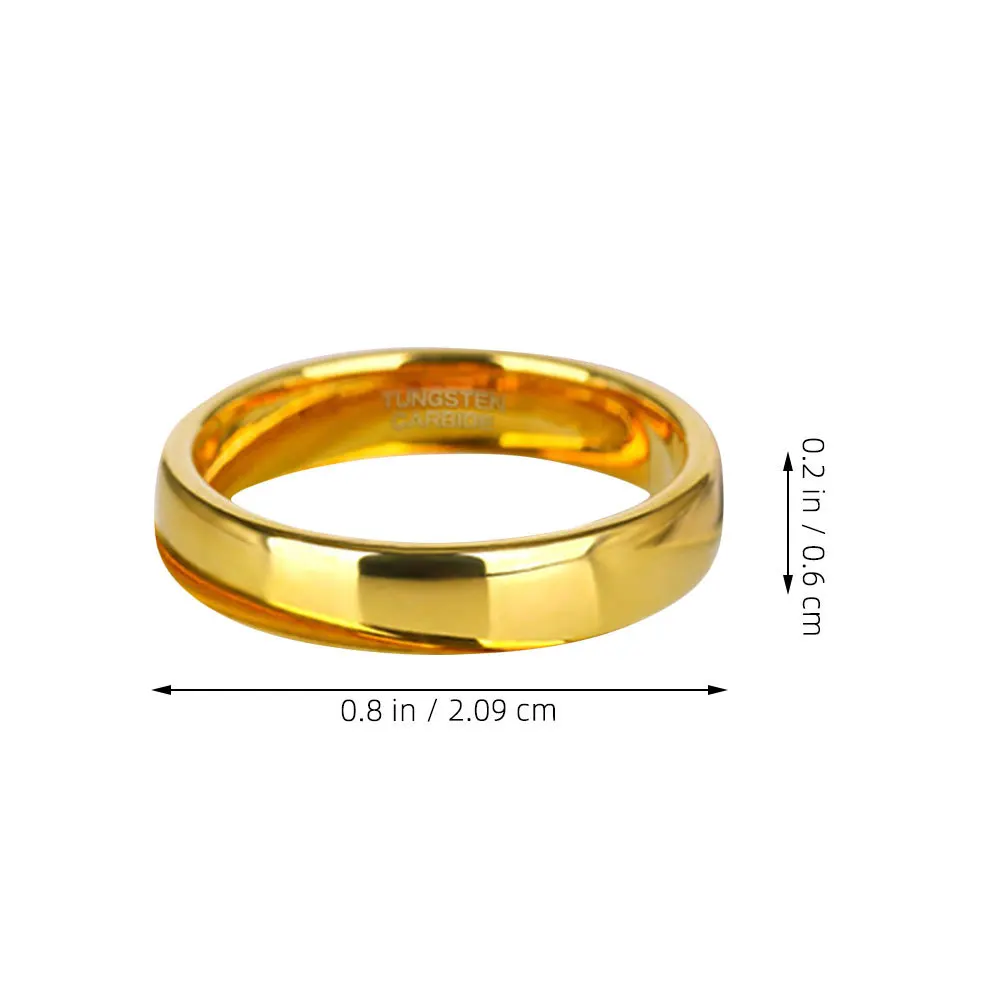 

Tungsten Ring Metal Jewelry for Women Girls American Size 45 Stylish Durable Lightweight Comfortable Wear Gift for Any Event