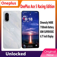 Unlocked OnePlus Ace5 Racing Edition 5G Dimensity 9400e 6.77 inch AMOLED 120HZ 7100mAh SuperVOOC 80W Charge 50MP NFC ColorOS 15