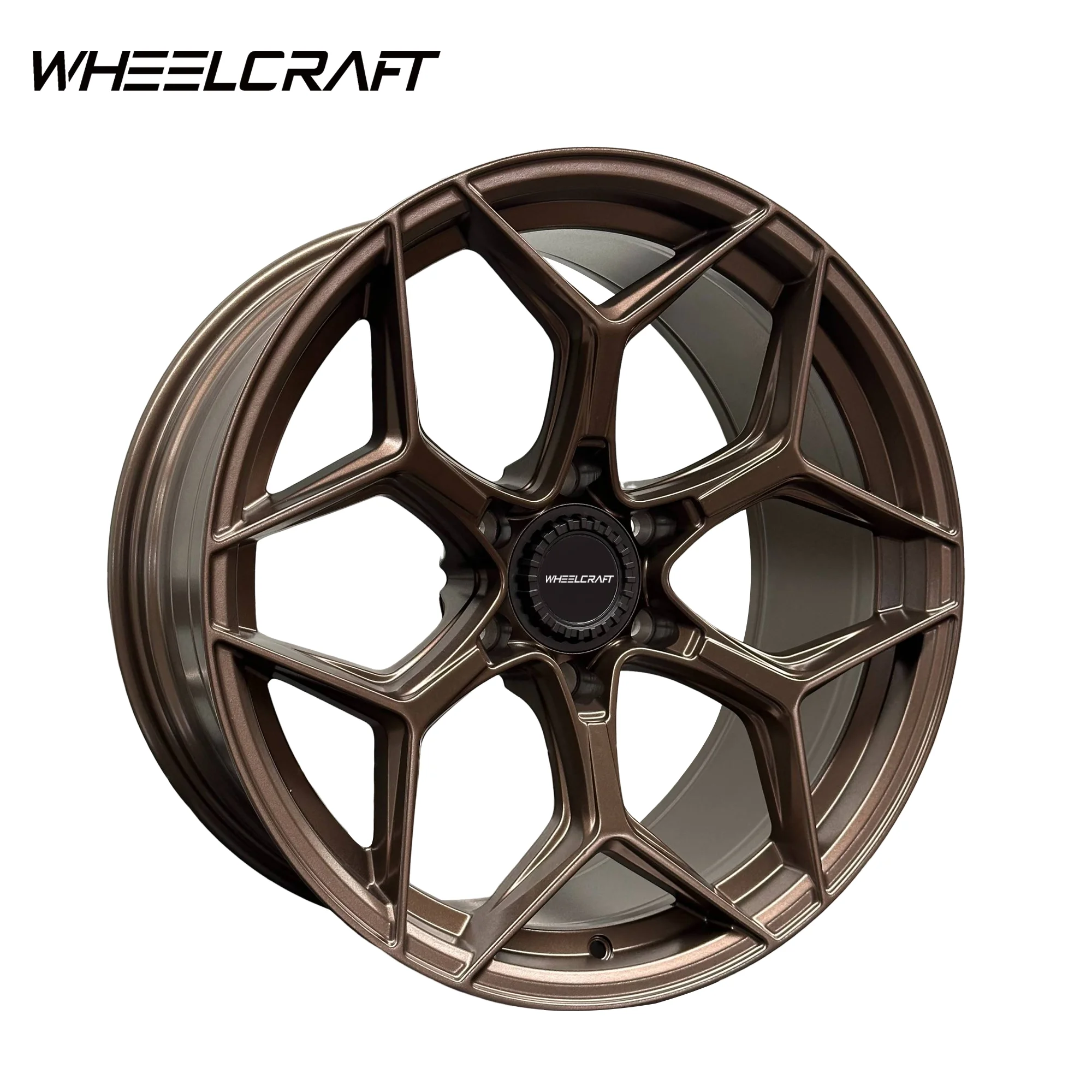 Hot-selling 5 Lug Aluminum Wheel 9J 139.7mm PCD Zero Negative Offset Bronze Coated for Truck SUV Stance Build Aluminum Wheel