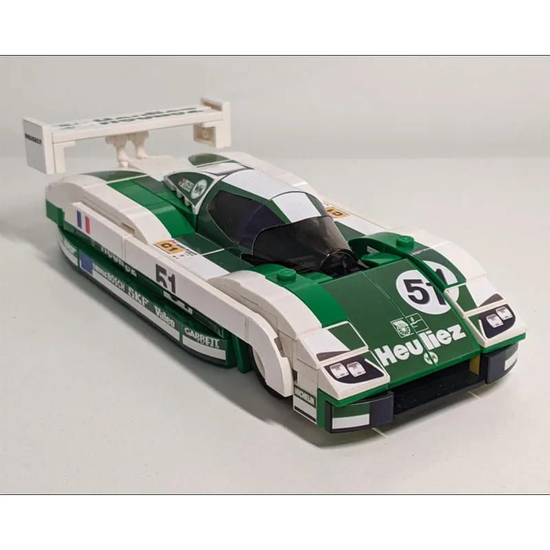 

MOC-206720 New Stylish WM P88 Racing Car Building Block Model 300 Parts MOC Creative Gift for Boys Children Birthday Toy
