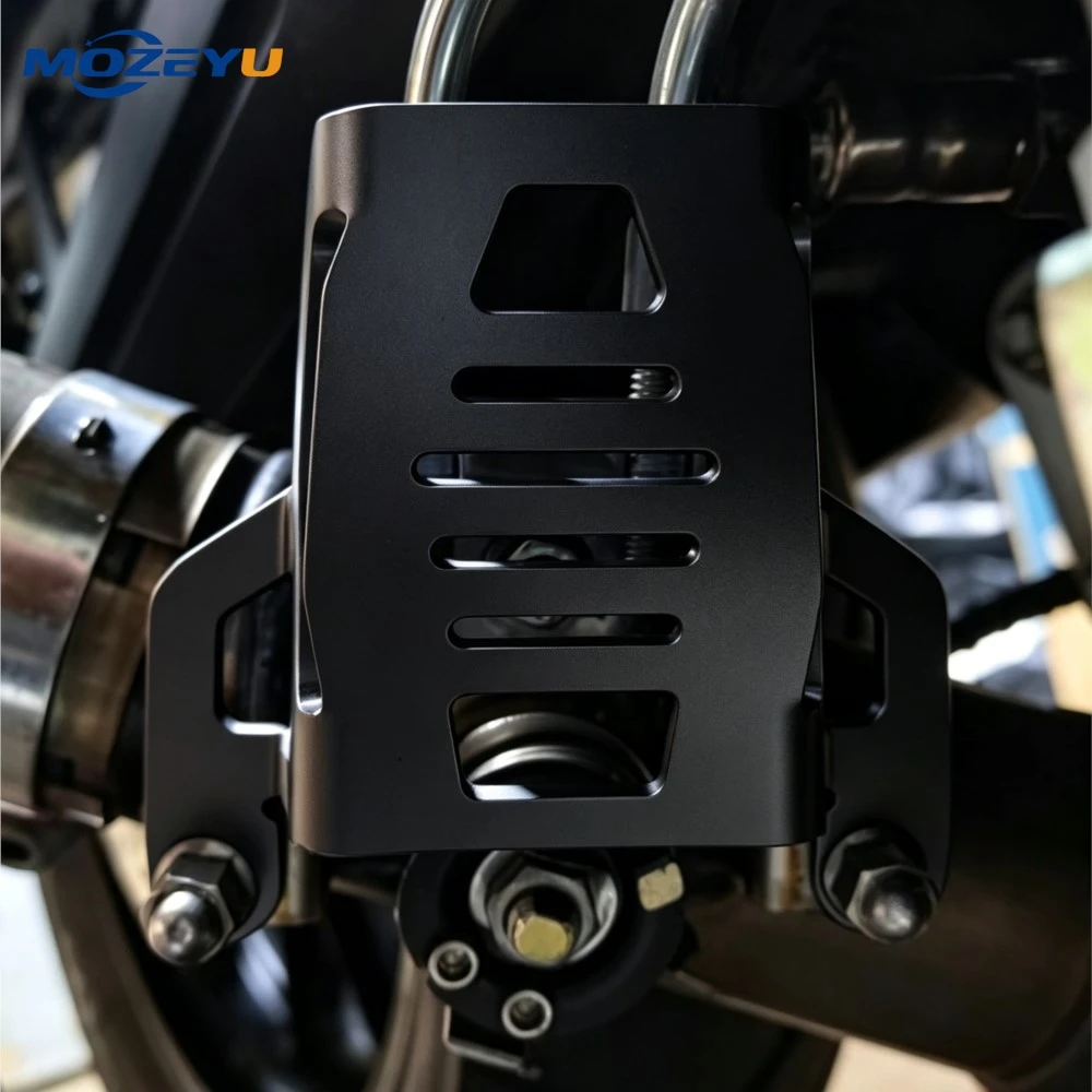 Motorcycle CNC Exhaust Flap Guard Cover Protector Cap For Suzuki DL1000 V-Strom 1000 VStrom DL 1000 XT DL1000XT 2014 - 2022 2023